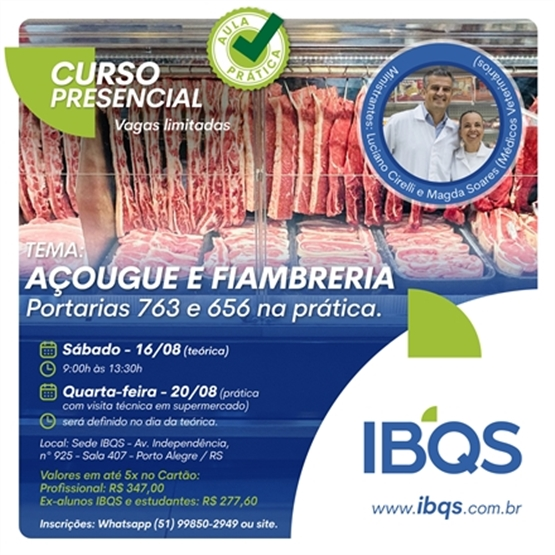 Açougue e Fiambreria: Portarias 763 e 656 na prática.